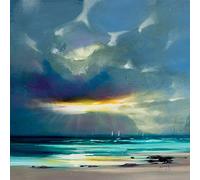 Art Group AFWDC98211 The Scott Naismith West Coast Blues II Canvas Print, Cotton, Multi-Colour, 1.8 x 85 x 85 cm