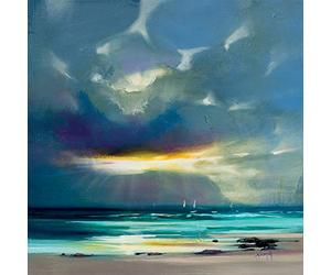 Art Group AFWDC98211 The Scott Naismith West Coast Blues II Canvas Print, Cotton, Multi-Colour, 1.8 x 85 x 85 cm