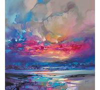 Art Group (Quantum Skye Canvas Print, Multi-colour, 85 x 85 cm