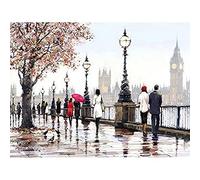 Art Group WDC100266 Richard Macneil (Thames View) -Canvas Print 60 x 80cm, Wood, Multicolour, 60 x 80 x 4.2 cm