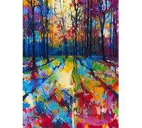Art Group WDC99827 The Mile End Woods 60 x 80cm Canvas Print, Cotton Blend, Multi-Colour, 60 x 80 x 3.2 cm