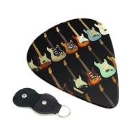 Art Guitar Pattern Guitar Pickfor Pickups For Acoustic Electric Guitar Bass Ukulele