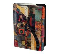 Art Guitar Pattern print Passport Cover, Passport Holder Cover Wallet Passport Wallet Case for Cards and Documents