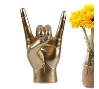 Art Hand Gesture Statue - Art Display Hand Symbol, Home Shelf Accent Figurine | Creative Sign Language Decor, Resin I Love You Ornament for Desk, Stylish Room Gift for Friends