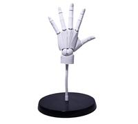 Art Hand Model for Drawing and Painting, 14.2 in, 36 cm Poseable Art Mannequin, Super Movable Life Size Sketching Hand Model with Flexible Finger Joints, White Left Hand