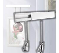Art Hanging Rail System for Gallery/ Painting Exhibition/ Museums, Customizable Frame Hanging Kit for Billboard/ Photo/ Paintings, Metal Picture Rail Hanger for Faux Rock/ Brick(2.4m/7.9ft Rail,2.5m/8