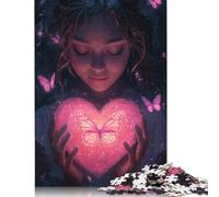 Art Happy Lovers Puzzle Challenging And Brainteasing Premium Cardboard Jigsaw Puzzle for Adults Teen Easter Gift 1000pcs (75x50cm)