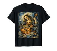 Art Has No Rules But This Classroom Does Cubism Art Teacher T-Shirt