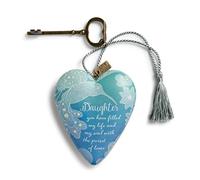 Art Hearts Daughter Ornament, Resin, Multi-Colour, 30 x 90 x 100 cm