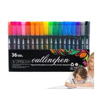 Art Highlighters, Graffiti Coloring Pens - Doodle Glitter Line Markers - Stationery, Pens for Outlining Photo Album, Scrapbook, Artig Journals