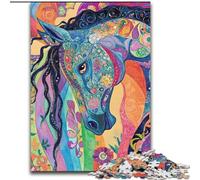 Art Horse Jigsaw Puzzles for Adults Teenagers Jigsaws Puzzle, Challenging Difficult Deal As Gifts for The Whole Family (26x38cm)