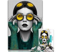Art Human Puzzles for Teenagers Teens 1000pc Puzzle,Pattern Assembly Fun at Home Activities,Birthday Present,Travel Gifts 50x75cm