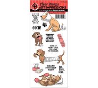 Art Impressions Funny Farm Cling Rubber Stamp, Multi-Colour, 26.03 x 10.16 x 0.3 cm