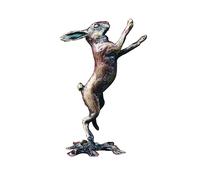 Art In Bronze Boxing Hare Figurine