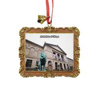 Art Institute of Chicago USA America Travel Souvenir Xmas Tree Ornament Hanging Pendant Home Christmas Party Decoration
