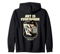 Art Is Everywhere Artist Statement Zip Hoodie