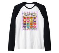 Art is My Jam Creative Artist Glass Jam Jars Quote Art Raglan Baseball Tee