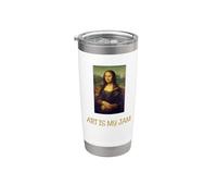 Art is My Jam Shirt Mona Lisa Stainless Steel Insulated Tumbler