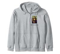 Art Is My Jam Shirt Mona Lisa Zip Hoodie
