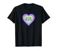 Art is My Language Colourful Heart Value Graphic T-Shirt