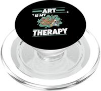 Art Is My Therapy for Fine Art Enthusiast and Sketching PopSockets PopGrip for MagSafe