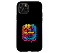 Art Is Not A Crime Graffiti Brick Wall Design Case for iPhone 11 Pro