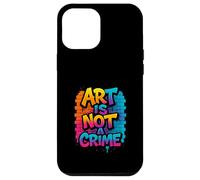 Art Is Not A Crime Graffiti Brick Wall Design Case for iPhone 12 Pro Max