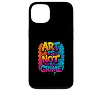 Art Is Not A Crime Graffiti Brick Wall Design Case for iPhone 13