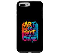 Art Is Not A Crime Graffiti Brick Wall Design Case for iPhone 7 Plus/8 Plus