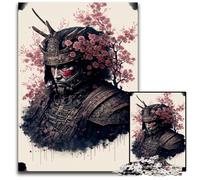 Art Japanese Ninja 1000 Piece Jigsaw Puzzle Puzzles for Adults Interactive Family Game, Ideal, Family Activity Game 26X38CM/10.23x14.96inch