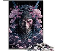 Art Japanese Ninja Jigsaw Puzzles for Teenagers 1000 Piece, Pattern Assembly Fun at Home Activities, Birthday Present,Travel Gifts (50x75cm)
