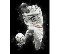 Art Jigsaw - French Soccer Player Zidanes Posters - Memory Games For The Elderly - Family Educational Toys Gifts,Puzzles 1000 Pieces Zx88Aw