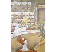 Art Journal: Georges Seurat - The Circus - Art Cover College Ruled Notebook | 110 Pages