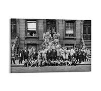 Art Kane's Great Day in Harlem Jazz Portrait 1958 Canvas Art Poster And Wall Art Picture Print Modern Family Bedroom Decor Posters 08x12inch(20x30cm)