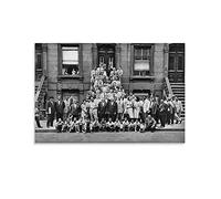 Art Kane's Great Day in Harlem Jazz Portrait 1958 Poster Decorative Painting Canvas Wall Art Living Room Posters Bedroom Painting 24x36inch(60x90cm)
