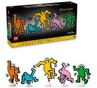 LEGO Art Keith Haring - Dancing Figures - Colourful DIY Wall Art or Home Office Desk Decor - Creative Gift Idea for Adults - 31216