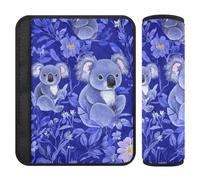 Art Koala Royal Blue 2 pcs car seat Neck Support More Comfort Driving for Bag funda para cinturón de carro