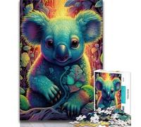 Art Koalas Jigsaw Puzzles for Teenagers 1000 Pieces,Learning Educational Toy for Is Ideal As A Gift for The Whole Family (50x75cm)