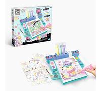 Art Lab Canal Toys Fluffy Painting Studio Set | Create 3D Paintings with Fluffy Paint | 10 Posters, Water-Based Paint Background + Fluffy Relief - Fun Craft Activity for Children Aged 5+ - Art 017