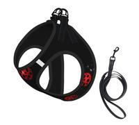 Art Ladybug Tracks Print Pet Supplies Adjustable Step-In Flex Breathable Mesh Dog Harness For Small Medium Dogs, S-L