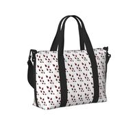 Art Ladybug Tracks Print Travel Hand Bag for Women Men Lightweight Foldable for Weekend Trips Gym Vacation