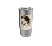 Art Leonardo da Vinci Drawing Painting Museum Renaissance Stainless Steel Insulated Tumbler