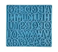 Art Letter Number Eardrops Danglers UV Crystal Resin Epoxy Mold Earrings Keychain Silicone Mold Silicone Molds Jewelry