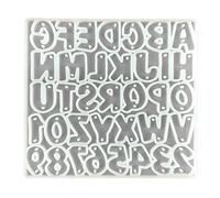 Art Letter Number Eardrops Danglers UV Crystal Resin Epoxy Mold Earrings Keychain Silicone Mold Silicone Molds Jewelry