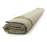 Art Linen Canvas 69" Wide x 2 Yard Long - Plain Natural Linen Fabric - Unprimed Linen Canvas for Painting - Heavy Duty (28.2 oz) Raw Canvas for Art