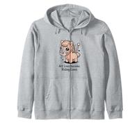 Art Lines Become Riding Lines Cute Pony Horse Zip Hoodie
