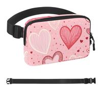 Art Love-1632 Unisex Style Fanny Pack: Fashion Waist Packs, Crossbody Bags Sport Slim Fashionable for Jogging Hiking Hiker Woman Man, Multicolor, 1.5x9.0x5.9in/4x23x15cm