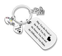 Art Lover Gift Artist Key ring Art Teacher Appreciation Gifts Artist Gift Painter Gift Paint Palette Charms Painters Christmas Graduation Key ring Gift for Art Teacher/Art Student/Artist/Painter