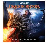 Art Maker Creative Colouring Dragon Riders – Colouring Book – Multicolour – Hinkler