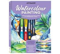Hinkler - Art Maker Studio Watercolour Painting Kit - Art Set - Watercolour Paint Set - Art Supplies for Adults